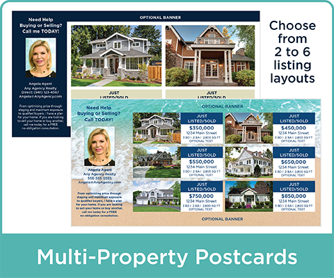 Multi-Property Postcards